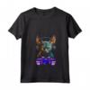 Donna Gaming Lykoi Cat Player Men Maglietta con Collo a V - Funny Cat Gamer Lover T-shirt for Video Game Enthusiasts