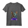 Donna Gaming Lykoi Cat Player Men Maglietta con Collo a V - Funny Cat Gamer Lover T-shirt for Video Game Enthusiasts