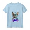 Donna Gaming Lykoi Cat Player Men Maglietta con Collo a V - Funny Cat Gamer Lover T-shirt for Video Game Enthusiasts