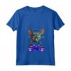 Donna Gaming Lykoi Cat Player Men Maglietta con Collo a V - Funny Cat Gamer Lover T-shirt for Video Game Enthusiasts