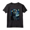Gatti Lykoi Notte Stellata - Maglietta per Uomini, Donne e Bambini - Regalo Carino per Amanti dei Gatti Lykoi