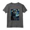 Gatti Lykoi Notte Stellata - Maglietta per Uomini, Donne e Bambini - Regalo Carino per Amanti dei Gatti Lykoi