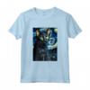 Gatti Lykoi Notte Stellata - Maglietta per Uomini, Donne e Bambini - Regalo Carino per Amanti dei Gatti Lykoi