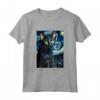 Gatti Lykoi Notte Stellata - Maglietta per Uomini, Donne e Bambini - Regalo Carino per Amanti dei Gatti Lykoi
