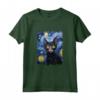 Lykoi - Maglietta Dipinta con Gatto Stellato per Amanti dei Gatti - Regalo Divertente per Natale, Ringraziamento o Compleanno