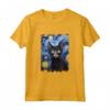 Lykoi - Maglietta Dipinta con Gatto Stellato per Amanti dei Gatti - Regalo Divertente per Natale, Ringraziamento o Compleanno