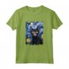 Lykoi - Maglietta Dipinta con Gatto Stellato per Amanti dei Gatti - Regalo Divertente per Natale, Ringraziamento o Compleanno