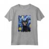 Lykoi - Maglietta Dipinta con Gatto Stellato per Amanti dei Gatti - Regalo Divertente per Natale, Ringraziamento o Compleanno