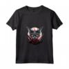 Donna Samurai Gatto Giapponese Kawaii Ninja Lykoi Cat - Maglietta Unica con Collo a V - Acquista Online