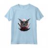 Donna Samurai Gatto Giapponese Kawaii Ninja Lykoi Cat - Maglietta Unica con Collo a V - Acquista Online