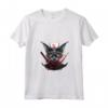 Donna Samurai Gatto Giapponese Kawaii Ninja Lykoi Cat - Maglietta Unica con Collo a V - Acquista Online