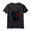 Lykoi Cat 4 luglio America USA Bandiera Maglietta - Regalo per Proprietari di Gatti - Ideale per Natale, Ringraziamento o San Valentino