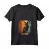 Donna Gatto Lykoi Dal Design Vintage Retrò - Maglietta con Collo a V per Amanti dei Gatti - Acquista Online