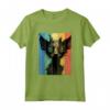 Lykoi - Ritratto di Gatto in Stile Vintage, Mamma Papà Maglietta - Regalo Unico per Amanti dei Gatti Lykoi - Ideale per Natale, Ringraziamento o Compleanni