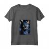 Donna Lykoi Cat Starry Night - Maglietta Dipinto Notturno Stellato - Regalo Carino per Amanti Gatti - Ideale per Compleanni o Festività