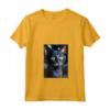 Donna Lykoi Cat Starry Night - Maglietta Dipinto Notturno Stellato - Regalo Carino per Amanti Gatti - Ideale per Compleanni o Festività