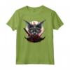 Samurai Gatto giapponese Kawaii Ninja Lykoi Cat Maglietta - Design Unico per Appassionati di Gatti e Cultura Giapponese