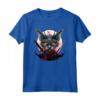 Samurai Gatto giapponese Kawaii Ninja Lykoi Cat Maglietta - Design Unico per Appassionati di Gatti e Cultura Giapponese
