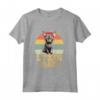 Lykoi Cat Dad Retro Vintage Funny Cats My Cardio - Maglia a Manica per Amanti dei Gatti Lykoi - Regalo Unico per Compleanno, Natale, San Valentino