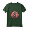 Donna Lykoi Cat giapponese Samurai Kawaii Ninja Cat Maglietta con Collo a V - Design Unico ispirato alla Cultura Giapponese