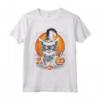 Lykoi Cat Halloween Graphic Tees per Uomo e Donna - T-shirt Divertente e Personalizzata per Halloween tutto l'Anno
