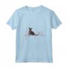 Donna Lykoi My Heartbeat ECG - Maglietta divertente con Collo a V per Amanti dei Gatti - Regalo unico per gli amanti di Lykoi
