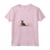 Donna Lykoi My Heartbeat ECG - Maglietta divertente con Collo a V per Amanti dei Gatti - Regalo unico per gli amanti di Lykoi