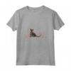 Donna Lykoi My Heartbeat ECG - Maglietta divertente con Collo a V per Amanti dei Gatti - Regalo unico per gli amanti di Lykoi