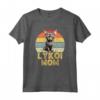 Lykoi Cat Mom - Retro Vintage Funny Cats - My Cardio Cat Lovers Felpa - Ideale Regalo per Amanti dei Gatti Lykoi