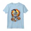 Lykoi Cat Halloween Graphic Tees per Uomo e Donna - T-shirt Divertenti e Personalizzate Vintage per Halloween