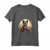 Donna Gatto Giapponese Ninja Kawaii Lykoi Cat Samurai Maglietta con Collo a V - Stile Kawaii e Cultura Giapponese