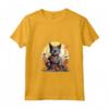 Donna Gatto Giapponese Ninja Kawaii Lykoi Cat Samurai Maglietta con Collo a V - Stile Kawaii e Cultura Giapponese