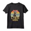 Lykoi Cat Mom Retro Vintage Funny Cats - My Cardio Cat Lovers Maglia a Manica - Regalo Unico per Amanti dei Gatti Lykoi