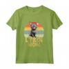 Lykoi Cat Mom Retro Vintage Funny Cats - My Cardio Cat Lovers Maglia a Manica - Regalo Unico per Amanti dei Gatti Lykoi