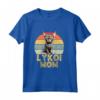 Lykoi Cat Mom Retro Vintage Funny Cats - My Cardio Cat Lovers Maglia a Manica - Regalo Unico per Amanti dei Gatti Lykoi