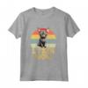 Lykoi Cat Mom Retro Vintage Funny Cats - My Cardio Cat Lovers Maglia a Manica - Regalo Unico per Amanti dei Gatti Lykoi