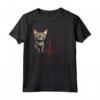 Lykoi Cat Heartbeat ECG Funny Cats My Cardio - Maglietta Cuore Gatto Lykoi per Amanti dei Gatti - Regalo Compleanno Natale San Valentino