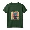Donna Samurai Lykoi Gatto Giapponese Kawaii Ninja Cat Maglietta con Collo a V - Design Unico e Adorabile per Amanti della Cultura Giapponese e dei Gatti