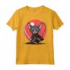 Samurai Lykoi Gatto giapponese Kawaii Ninja Cat - Maglietta Unisex per Appassionati di Gatti e Cultura Giapponese - Design Intricato e Vivido