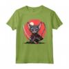 Samurai Lykoi Gatto giapponese Kawaii Ninja Cat - Maglietta Unisex per Appassionati di Gatti e Cultura Giapponese - Design Intricato e Vivido