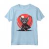 Samurai Lykoi Gatto giapponese Kawaii Ninja Cat - Maglietta Unisex per Appassionati di Gatti e Cultura Giapponese - Design Intricato e Vivido