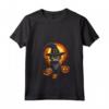 Lykoi Cat Halloween Graphic Tees per Uomo Donna - Maglietta Divertente con Collo a V - Ideale per Regali Personalizzati tutto l'Anno
