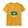 Donna Macao Flag Maglietta con Collo a V - Design Bandiera della Macao - Ideale per chi Ama le Proprie Origini