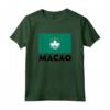 Macao Flag Maglietta - Design Originale con Bandiera di Macao - Ideale per Persone Orgogliose delle Loro Origini
