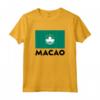 Macao Flag Maglietta - Design Originale con Bandiera di Macao - Ideale per Persone Orgogliose delle Loro Origini
