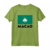 Macao Flag Maglietta - Design Originale con Bandiera di Macao - Ideale per Persone Orgogliose delle Loro Origini