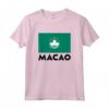 Macao Flag Maglietta - Design Originale con Bandiera di Macao - Ideale per Persone Orgogliose delle Loro Origini