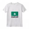 Macao Flag Maglietta con Collo a V - Design Originale con Bandiera Macao - Ideale per Mostrare le Tue Origini