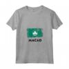 Macao Flag Maglietta con Collo a V - Design Unico per Mostrare le Tue Origini di Macao - Acquista Online!