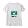 Macao Flag Maglietta con Collo a V - Design Unico per Mostrare le Tue Origini di Macao - Acquista Online!
